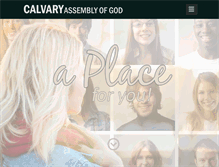 Tablet Screenshot of calvaryassembly.tv